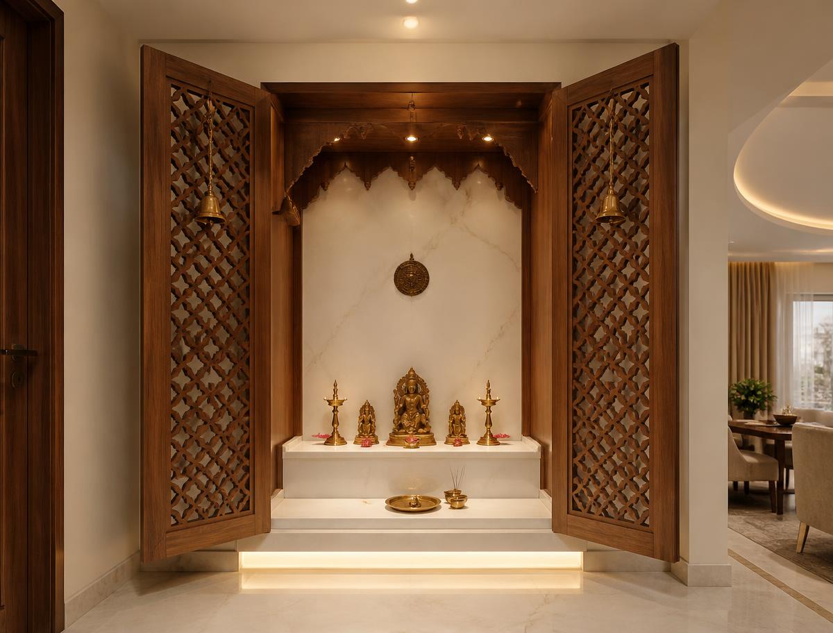Pooja unit design