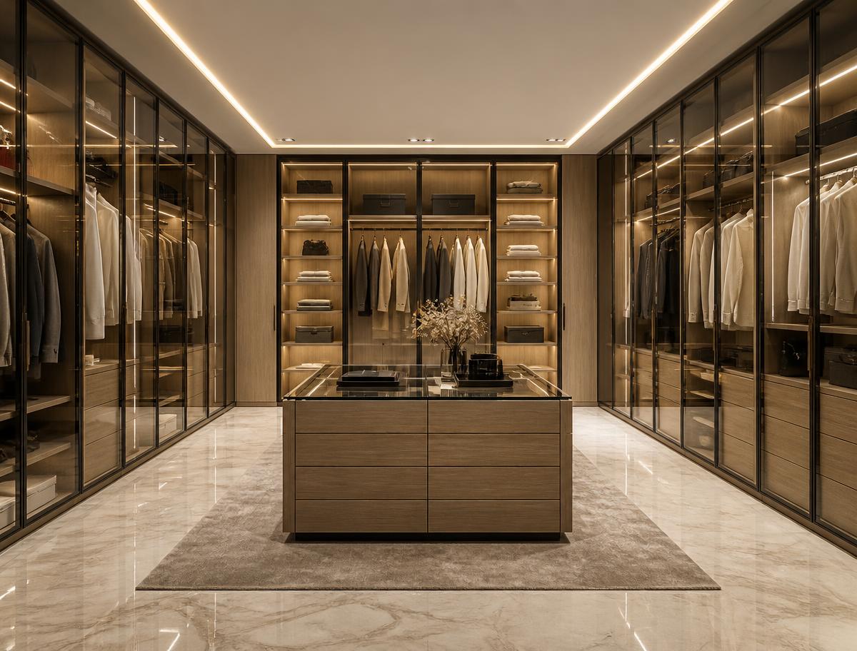 Walk-in wardrobe